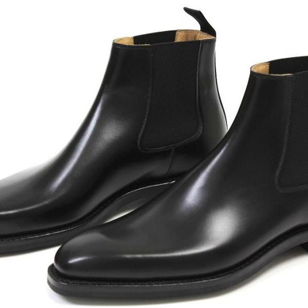 Handmade Men Black Chelsea Boots,Men's Ankle Boot on Luulla